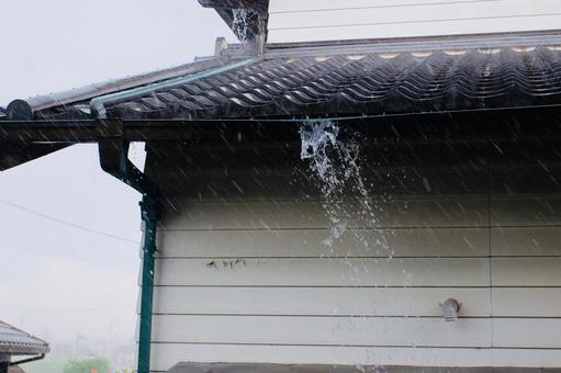 雨樋　オーバーフロー
